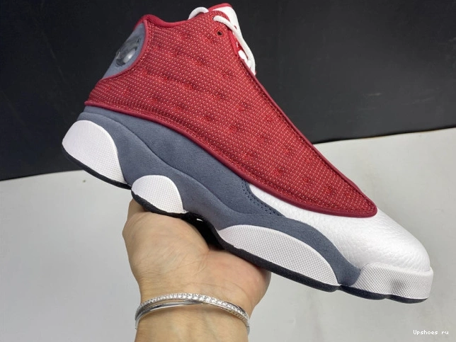 13 Air Red Flint 414571-600 Grey Gym Retro Jordan 0219